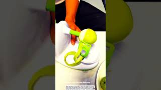 Incredible High-Speed Manual Peeler! 🍎⚙️ #WorkSmarter #FoodHacks