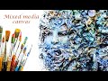 Mixed media marine canvas tutorial