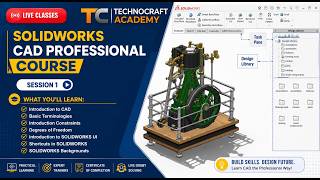 SOLIDWORKS Course for Beginners | Introduction to CAD and SOLIDWORKS UI