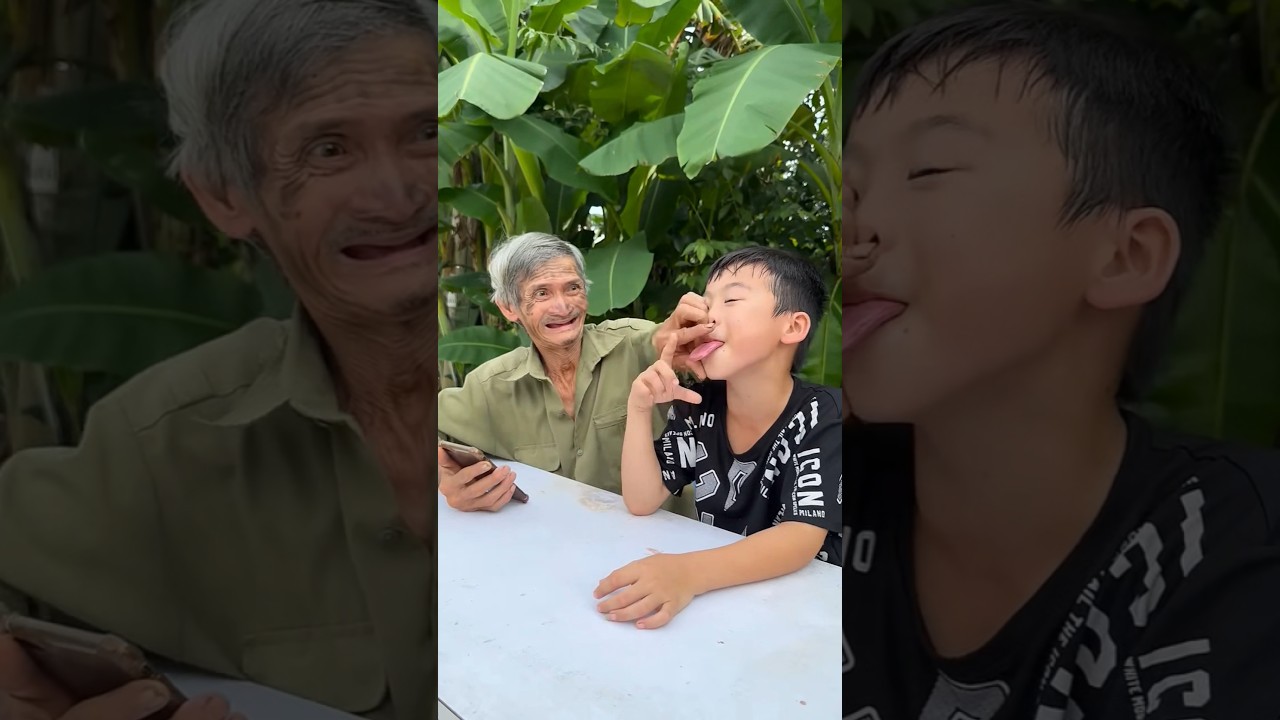 Hai ông cháu 😂🧐🤣thử thách IQ370 đánh đàn sẽ ra