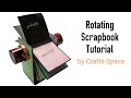 Rotating scrapbook tutorial  scrapbook ideas  by crafts space
