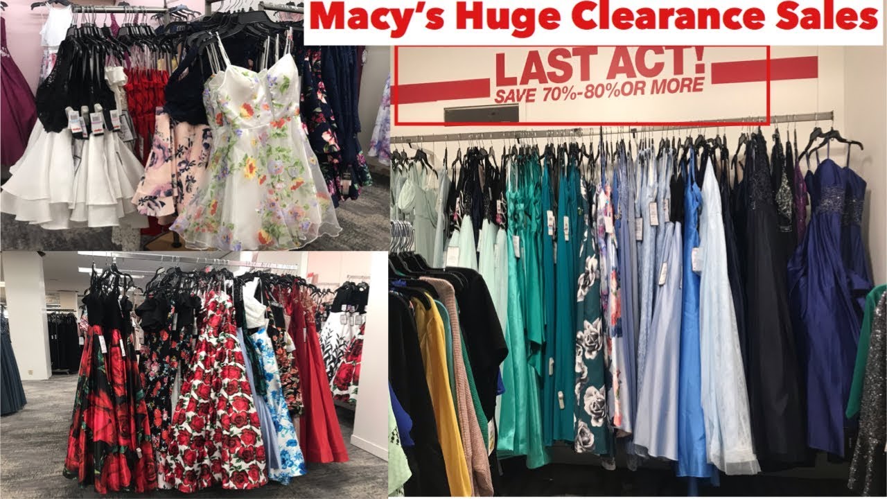 macy's clearance dress sale