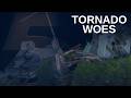 Tornado damage rips a part homes in Alabama