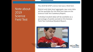 2019 M STEP Reports Training Video