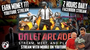 Omlet Arcade | Become a Streamer And Earn Money? | Stream with mobile on youtube! Simple & easy
