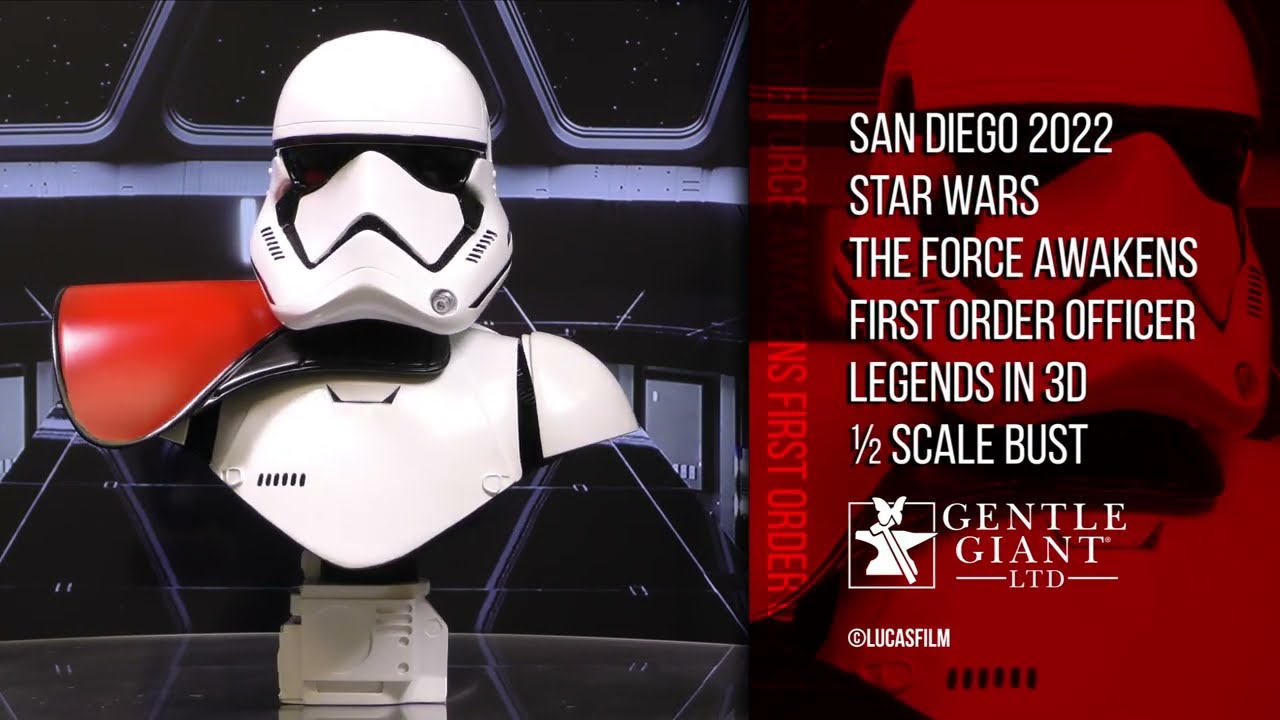 STAR WARS: THE FORCE AWAKENS™ First Order Stormtrooper™ Officer Legends in 3D Bust | GG360