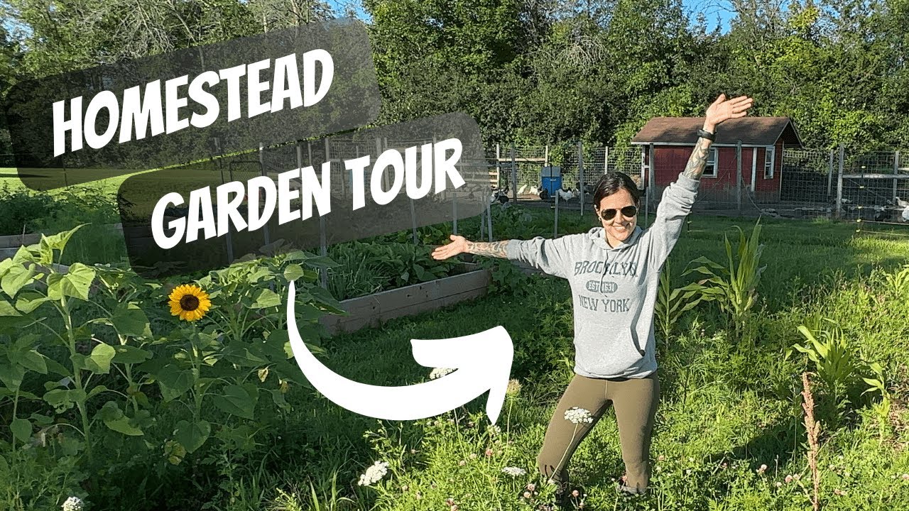 The 1/4 Acre Garden Tour | Homestead Garden Tour - YouTube
