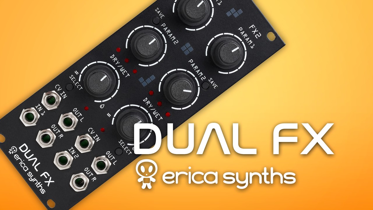 Erica Synths Dual FX: Full Review (Techno Production) - YouTube