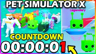 ?LIVE COUNTDOWN - Pet Simulator X ?NEW ALIEN UPDATE? - Pet Giveaway | ROBUX GIVEAWAY | ROBLOX LIVE