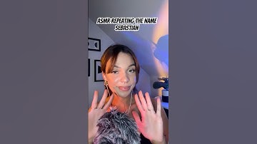 ASMR Repeating the Name Sebastian #tingles #visualtingle #asmrtriggers #relax #mouthwhisper