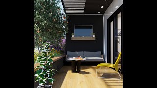 3DS Max Corona Render l Breakfast Exterior Modeling Tutorial l 3DArchviz