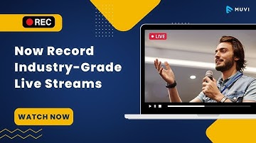 Hurray! Now Record Industry-Grade Live Streams With Muvi Live #livestream #recordlivestream