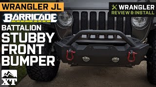 Jeep Wrangler JL Barricade Battalion Stubby Front Bumper Review & Install