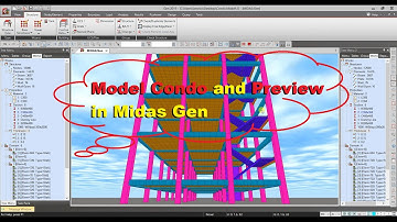 Modeling Condo in Midas Gen 2019 Part 10 [Engineering Services]