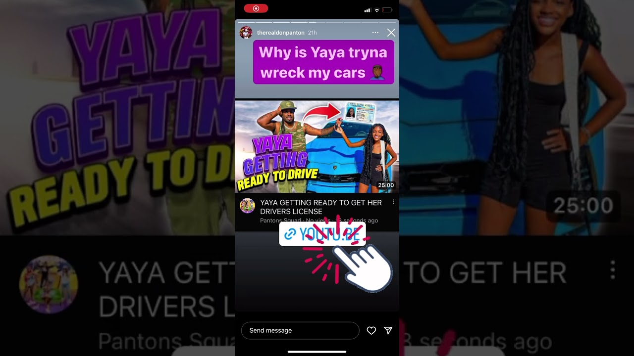 Don panton let yaya panton drive the lambo truck 