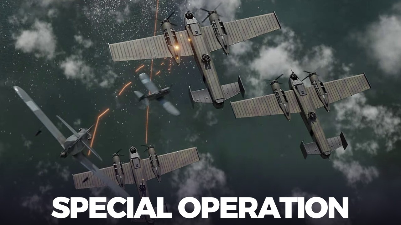 Airborne Ops: Paratrooper Drops & Bombing Runs