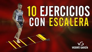 10 EJERCICIOS PARA MEJORAR LA COORDINACIÓN CON LA ESCALERA