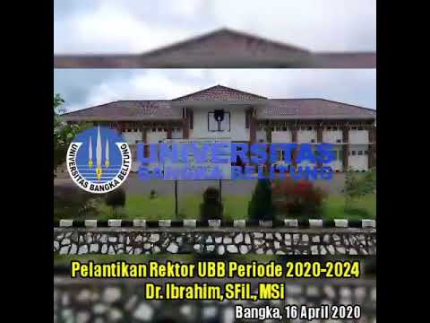 Pelantikan Rektor UBB Periode 2020-2024