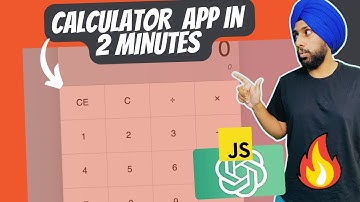 Build Calculator App Using ChatGPT In 2 Minutes | ChatGPT Tutorials