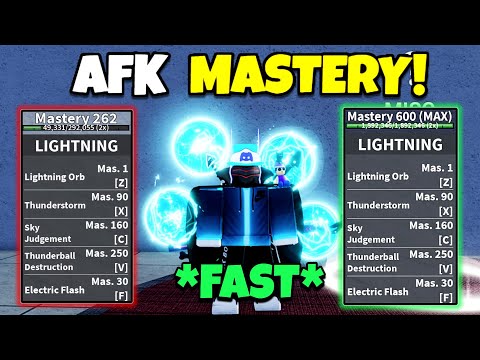 How To AFK Lightning Mastery! *FAST & EASY*