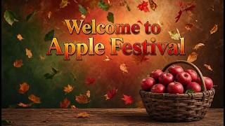 Welcome to Apple Festival — 1 Hour Looping Animation for Orchards, Cider Mills & Fall Events News