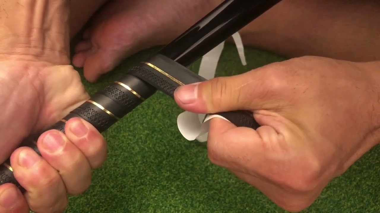 左バッター用　グリップテープ　巻き付け編