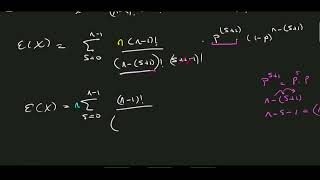 Demonstration of the Hope of a Binomial
