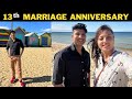 Rahul  renu celebrating their marriage anniversary 13th celebration 