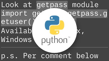 Is there a portable way to get the current username in Python?