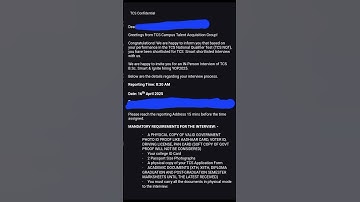 Tcs interview result || smart/Hiring mail #itcompanies #tcs