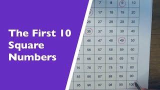 What Are The First 10 Square Numbers?