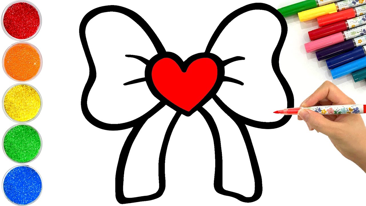 How to Draw a Cute Bow | Easy Step by Step Tutorial | Made for Kids ...