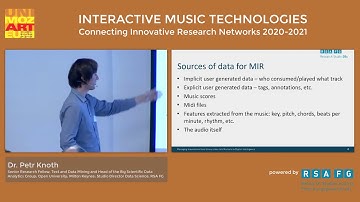 Petr Knoth | Where is Music in Music Information Retrieval | Uni Mozarteum | RSA FG