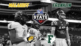 3A DI UIL STATE CHAMPIONSHIPS Malakoff vs Franklin | Texas High School Football Playoffs