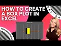 Excel full tutorial to create box plot chart