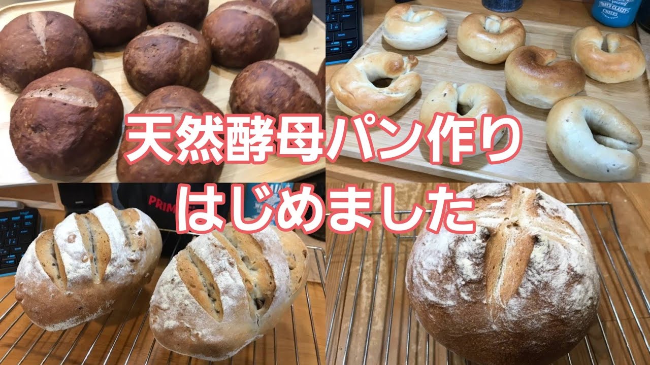 天然酵母パン作り レーズン酵母で天然酵母パンを作ってみた Youtube