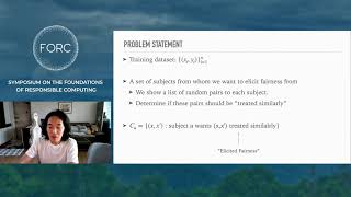 An Algorithmic Framework for Fairness Elicitation (5min)