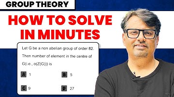 How to Find Number of Elements in Non Abelian Group?  | Quick Solutions by GP Sir