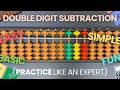 Subtract 2-Digit Numbers FAST ⚡ | Easy Abacus Trick for Beginners
