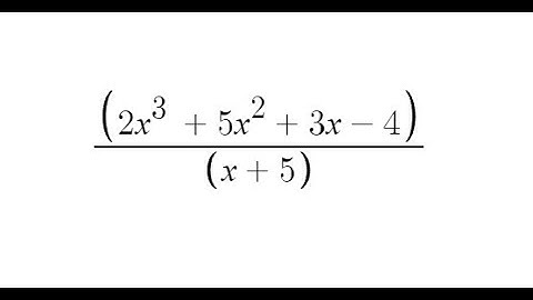 Grade 12 Advanced Functions - Dividing polynomials using long division(ch 3.5)