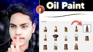 🤫 सिर्फ One click में करो | Oil Painting Face Smooth Kaise Kare Sketchbook Se | Sketchbook Oil Paint