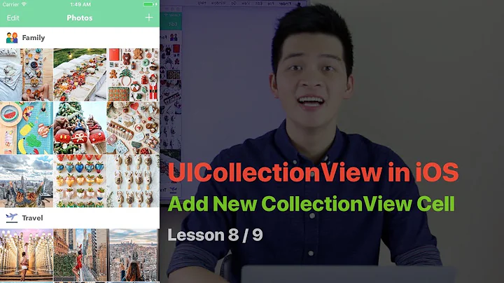 UICollectionView Pt 8: ADD NEW CELL TO UICOLLECTIONVIEW WITH ANIMATION