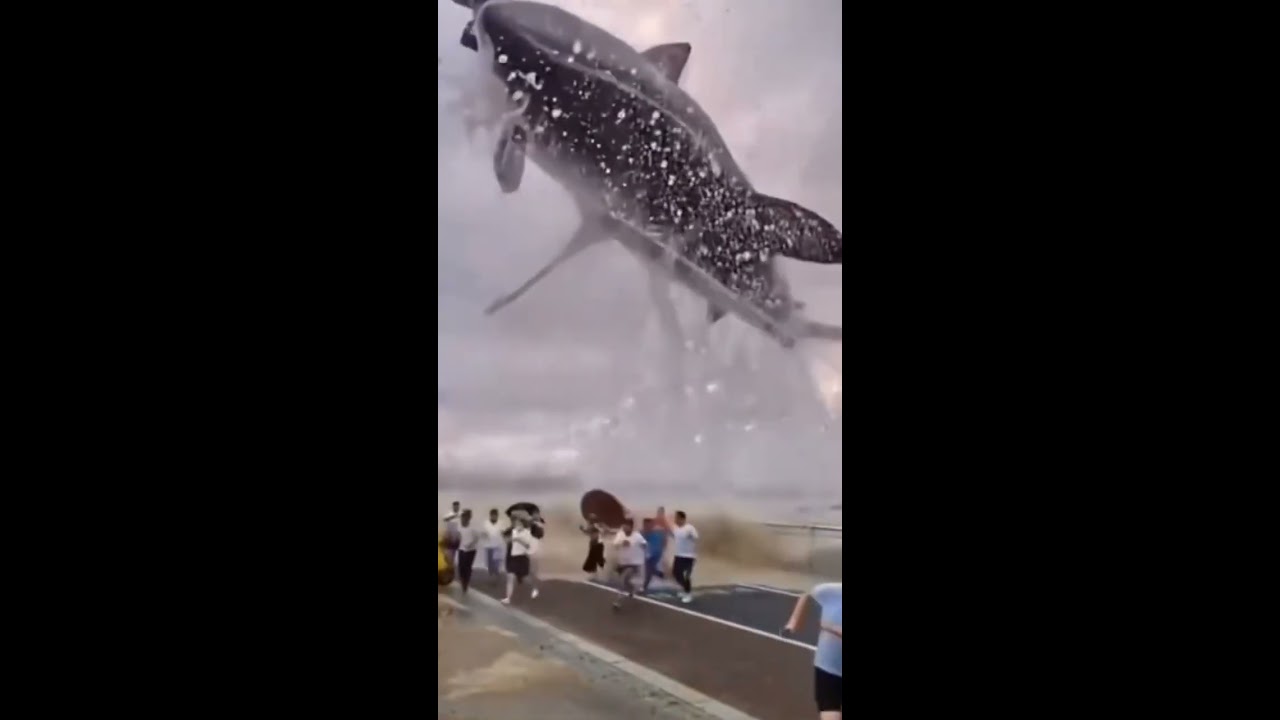 Real Shark Megalodon In Life Shorts