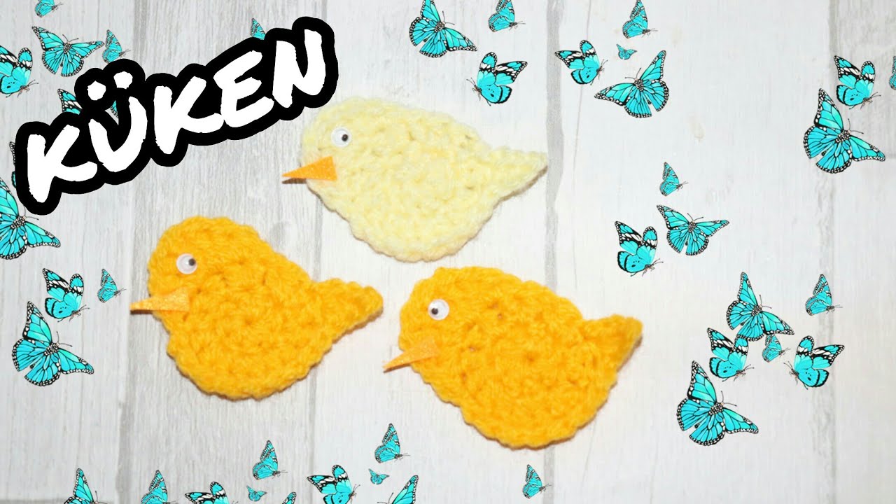 👩🐥 Süßes kleines Küken ganz schnell zum nachhäkeln