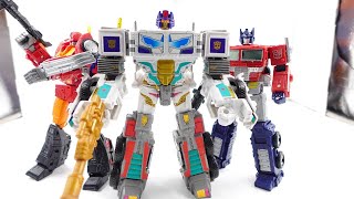 Transformers Combiner Wars THUNDERCLASH Toyhax/Renderform Upgrade RETRO Turbomaster Review[4K]!