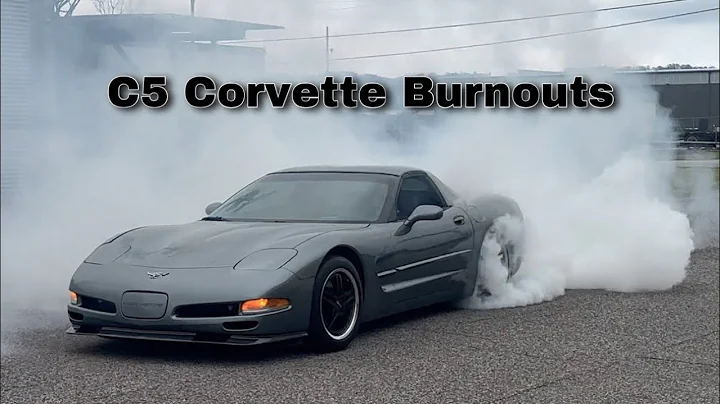 The C5 Corvette is a BURNOUT MACHINE (Massive Standing Burnouts)