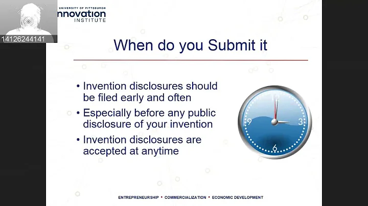 Invention Disclosures for the Commercialization of Pitt Innovations