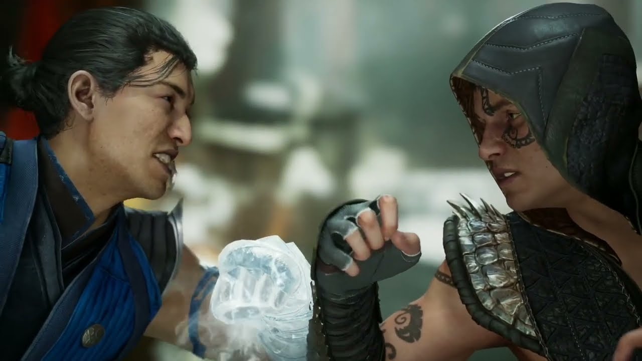 Все вступительные диалоги Саб-Зиро и Рептилии без маски в Mortal Kombat 1