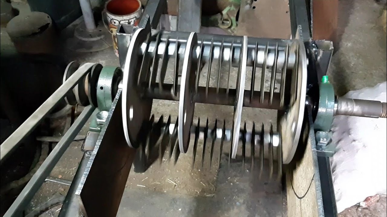 Diy Hammer Mill Machine Building Hammer Mill Youtube