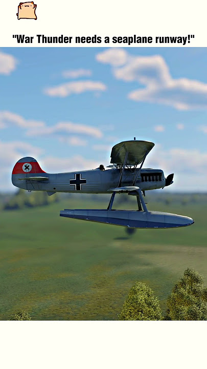 I wish war thunder had a proper seaplane base#warthunder #military #airstrike #bomb #missile #rocket